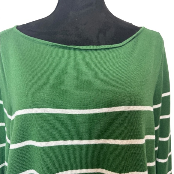 Pennington's PENN Boat Neck Cotton Sweater Green - Picture 3 of 8